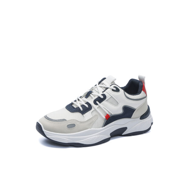Casual Shoes Sneakers Fashionable Mesh Lace-up Platform Running Shoes Students Breathable All-match Soft Sole Sports Shoes-ad027