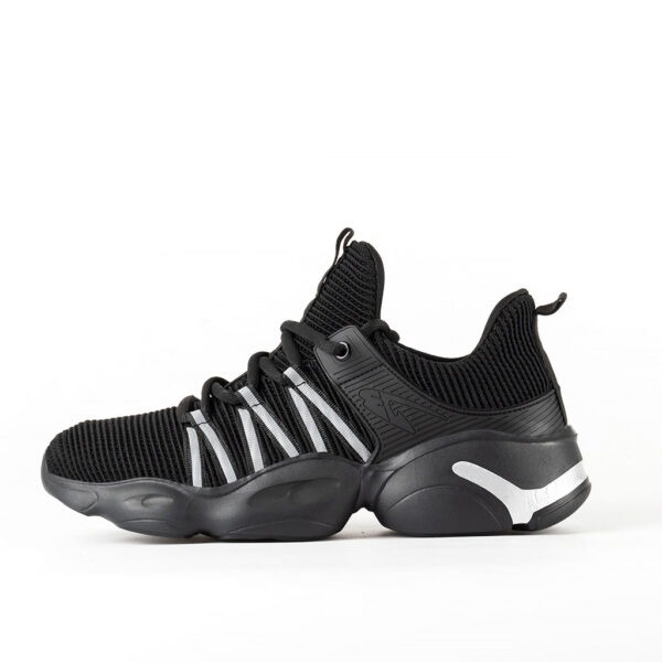 Amber Lightweight Steel Toe Safety Sneakers Black